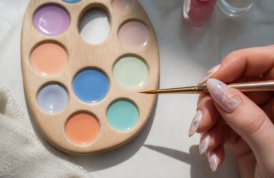 Watercolor nails aduc o manichiură mai delicată și mai elegantă pentru vară