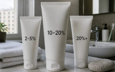Ce face ureea în funcție de concentrație, de la 2% la peste 20%