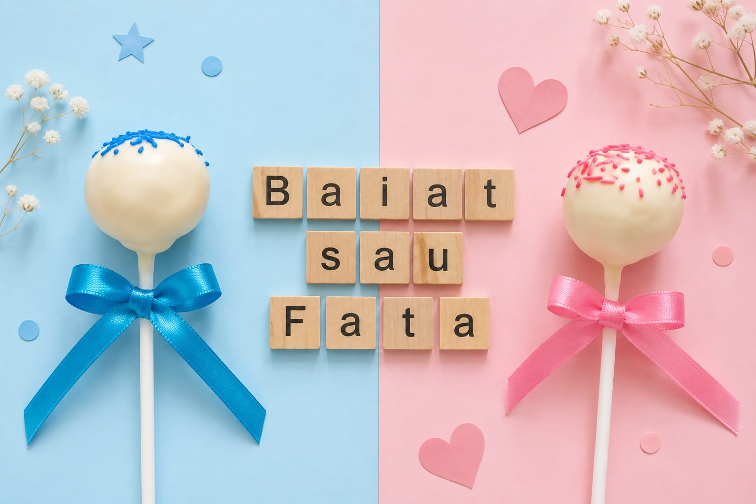 Idei sigure pentru un gender reveal acasă în preajma copiilor mici